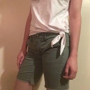 Olive shorts American Eagle